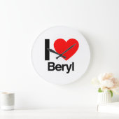 Liebe I Beryl Große Wanduhr (Zuhause)