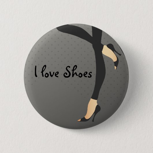 Liebe I beschuht Mode-Button Button (Vorderseite)