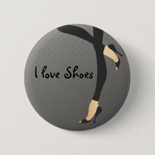 Liebe I beschuht Mode-Button Button