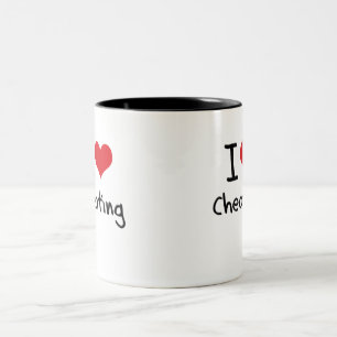 Liebe I Betrug Zweifarbige Tasse