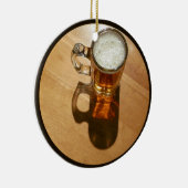 Liebe I Bier Keramik Ornament (Rechts)