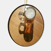 Liebe I Bier Keramik Ornament (Links)