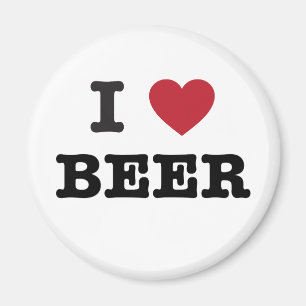 Liebe I Bier Magnet