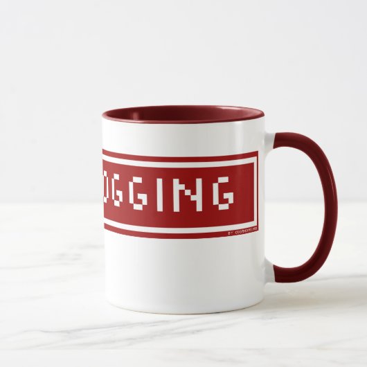 Liebe I Blogging Blog-Knopf-Tasse Tasse (Rechts)