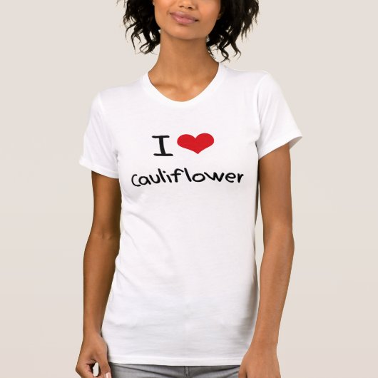 Liebe I Blumenkohl T-Shirt (Vorderseite)