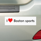 Liebe I Boston-Sport Autoaufkleber (Auf Auto)