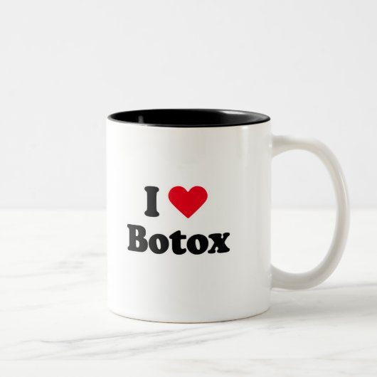Liebe I botox Zweifarbige Tasse (Rechts)