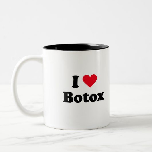 Liebe I botox Zweifarbige Tasse (Links)