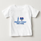 Liebe I Breezy Punkt, New York Baby T-shirt (Vorderseite)