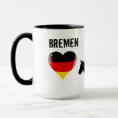 Liebe I Bremen-Tasse mit den vier Musikern Tasse (Links)