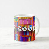 Liebe I Bücher Kaffeetasse (VorderseiteRechts)