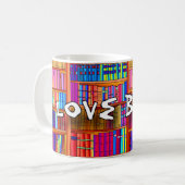 Liebe I Bücher Kaffeetasse (Vorderseite Links)