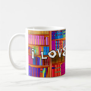 Liebe I Bücher Kaffeetasse
