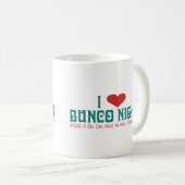 Liebe I bunco Nacht Kaffeetasse (VorderseiteRechts)