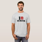 Liebe I Burger T-Shirt (Vorne ganz)