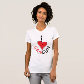 Liebe I Cancun-Logo T-Shirt (Vorne ganz)