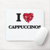 Liebe I Cappuccinos Mousepad (Mit Mouse)