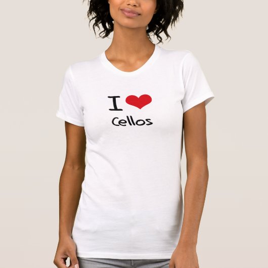 Liebe I Cellos T-Shirt (Vorderseite)