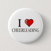 Liebe I cheerleading Button (Vorderseite)