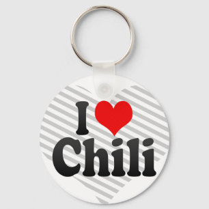 Liebe I Chili Schlüsselanhänger