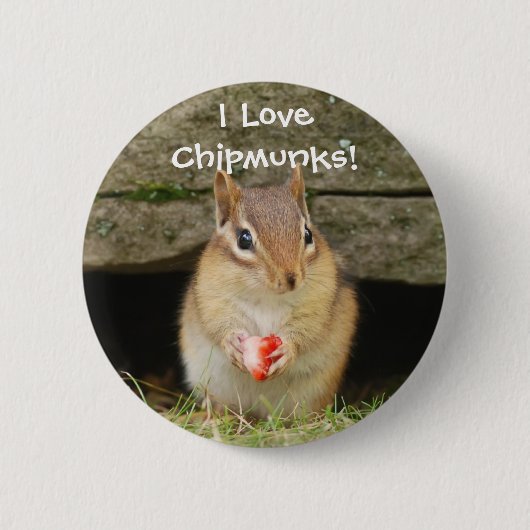 Liebe I Chipmunks! Button (Vorderseite)