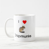 Liebe I Chipmunks Tasse (Links)