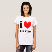 Liebe I Cilantro T-Shirt (Vorne ganz)