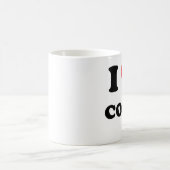 Liebe I Code Kaffeetasse (Mittel)