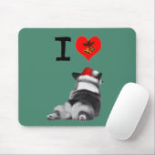 Liebe I Corgi-Hintern Mousepad (Mit Mouse)