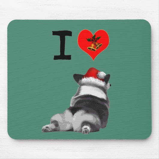 Liebe I Corgi-Hintern Mousepad (Vorne)