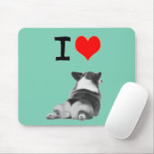 Liebe I Corgi-Hintern Mousepad (Mit Mouse)