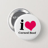 Liebe I Corned-Beef Button (Vorne & Hinten)