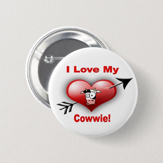 Liebe I cowwie Button (Vorne & Hinten)