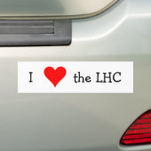 Liebe I das LHC Autoaufkleber (Auf Auto)