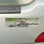 Liebe I das wolfman! Autoaufkleber (Auf Auto)
