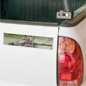 Liebe I das wolfman! Autoaufkleber (Auf Lkw)
