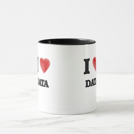 Liebe I Daten Tasse (Zentrum)