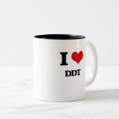 Liebe I DDT Zweifarbige Tasse (VorderseiteRechts)