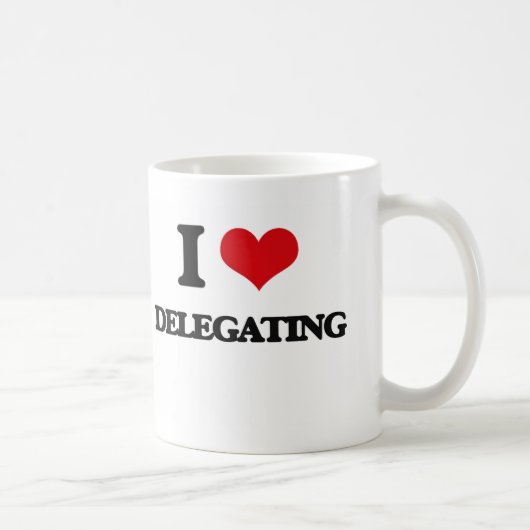 Liebe I Delegierung Kaffeetasse (Rechts)
