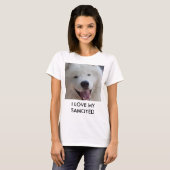 Liebe I der Frauen mein Samoyed T - Shirt (Vorne ganz)