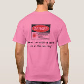 Liebe I der Geruch des gebrannten Haares am T-Shirt (Rückseite)