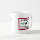 Liebe I der Geruch von AVGAS am Morgen! Kaffeetasse (VorderseiteRechts)