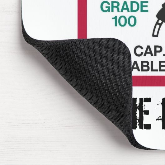 Liebe I der Geruch von AVGAS am Morgen! Mousepad (Ecke)