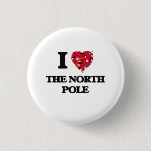 Liebe I der Nordpol Button
