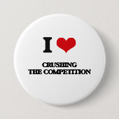 Liebe I, die den Wettbewerb zerquetscht Button (Vorderseite)