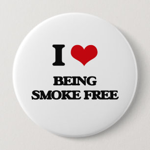 Liebe I, die Rauch-Frei ist Button