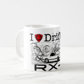 Liebe I, die RX-7 treibt Kaffeetasse (Vorderseite Links)