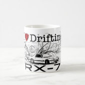 Liebe I, die RX-7 treibt Kaffeetasse (Mittel)
