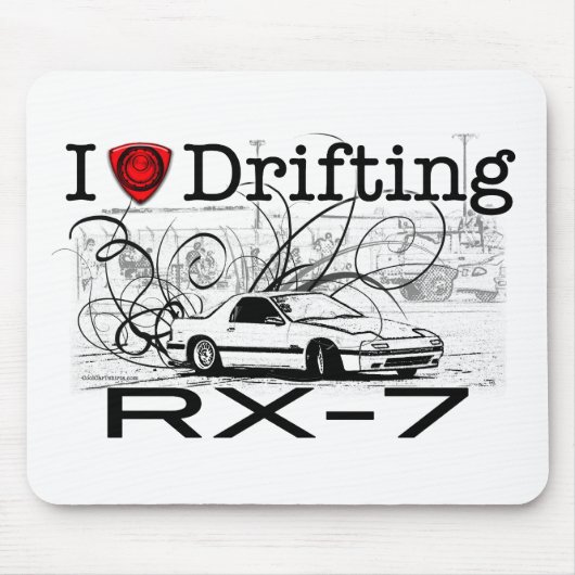 Liebe I, die RX-7 treibt Mousepad (Vorne)