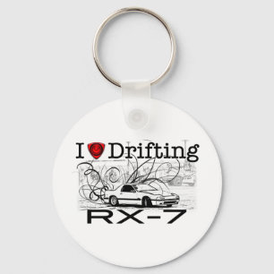 Liebe I, die RX-7 treibt Schlüsselanhänger